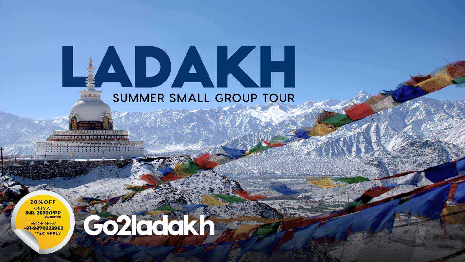 Ladakh Delight with Siachen flight included  